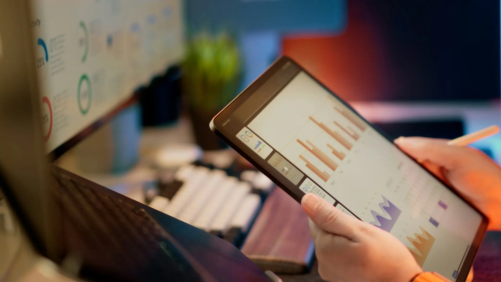 Arbeit mit Zahlen und Daten am Arbeitsplatz